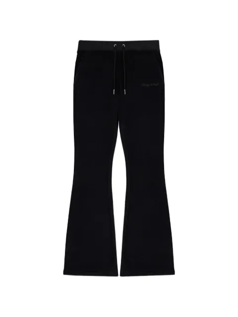 Sporty & Rich Krystal logo-embellished track pants Black PA06771326BA01