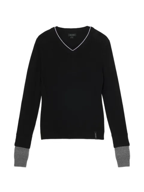 Marc Jacobs layered V-neck sweater Black 2F6RTP003K03