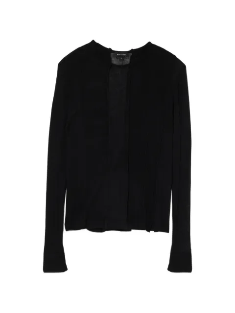 Marc Jacobs sheer-panelled knit long-sleeve top Black 2F6RTP006K06