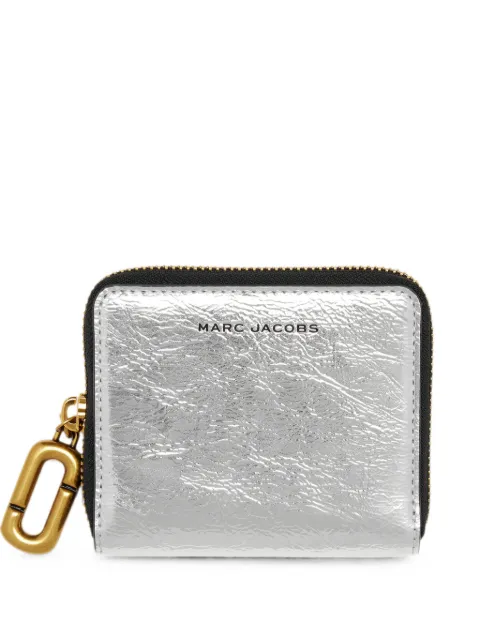 Marc Jacobs Scene slim compact wallet in metallic Silver 2F6SMP035S02