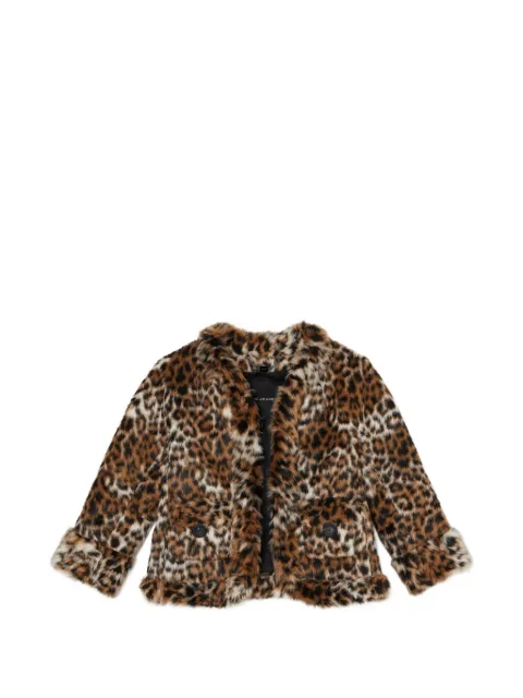 Marc Jacobs faux-fur leopard-print jacket Brown 2F6RJC021W15201