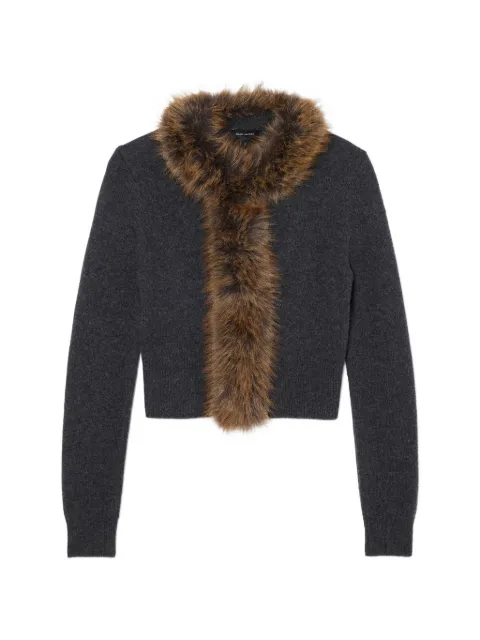 Marc Jacobs faux-fur lined cardigan Grey 2F6RTP002K01025