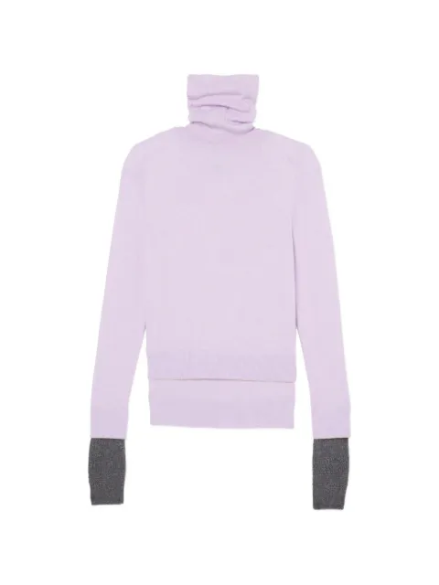 Marc Jacobs layered turtleneck sweater Purple 2F6RTP007K05
