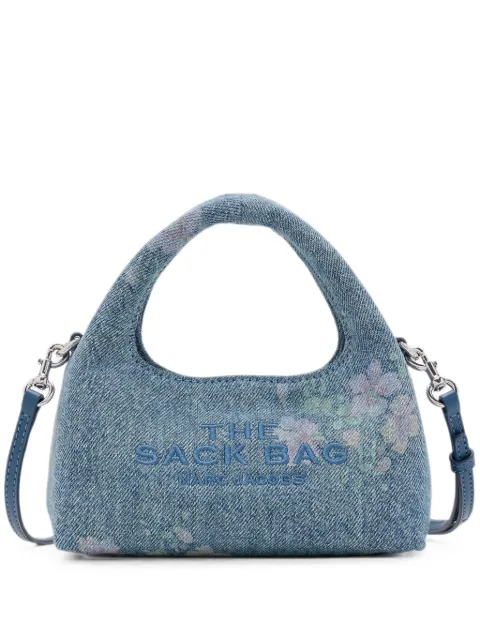 Marc Jacobs micro crossbody Sack bag in antique floral denim Blue 2F6SMN022S02