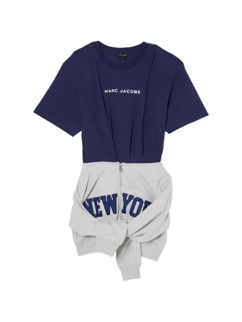 Marc Jacobs Canal St sweatshirt tee dress Blue 2F6RDR042C05
