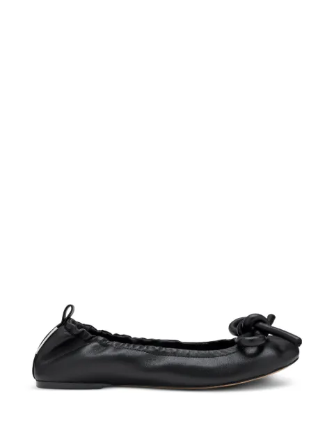 Marc Jacobs The Bow lace-up ballerinas Black 2F6FFL001F08
