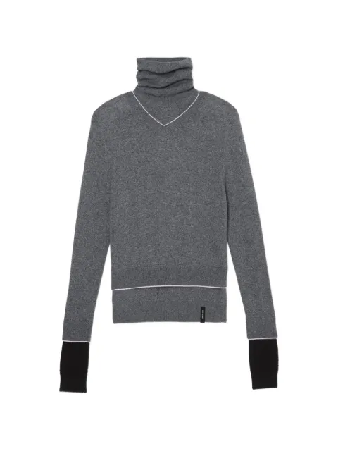 Marc Jacobs layered turtleneck sweater Grey 2F6RTP007K05