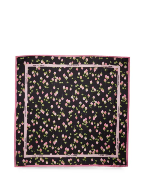Marc Jacobs floral silk scarf Black 2F6RRA012W03