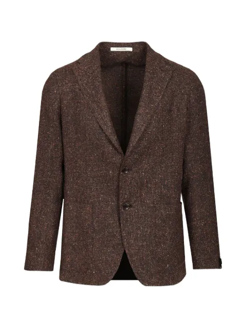 Tagliatore Montecarlo long-sleeves blazer Brown 1SMC22K
