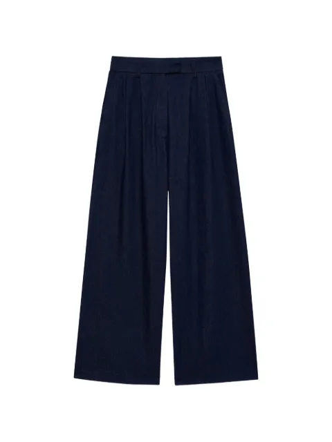 ANINE BING Lou trousers - ink blue Blue A0312918