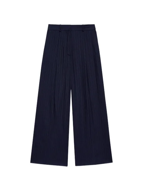 ANINE BING Paola trousers - navy pinstripe Blue A0312222