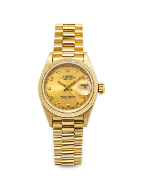 Rolex Datejust fluted-bezel 26mm watch Gold 69178
