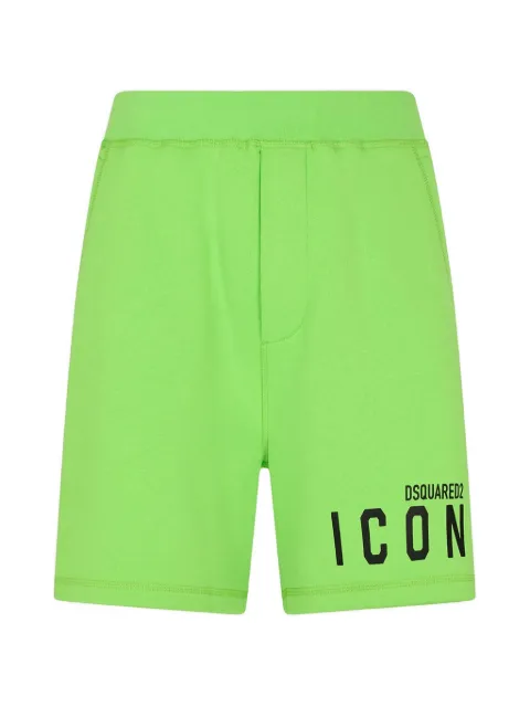 DSQUARED2 Icon logo-print shorts Green S79MU0005S25516