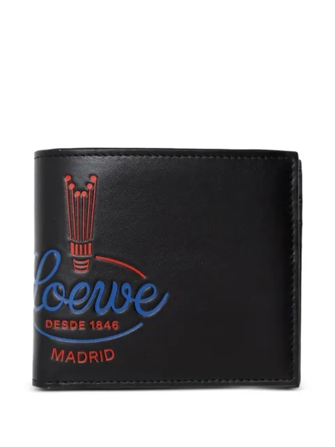 LOEWE Crown bifold wallet Black C643302X40