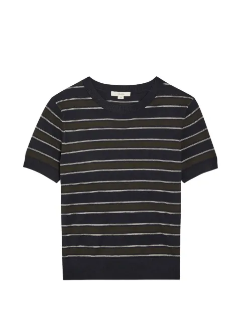 Vince striped short-sleeve T-shirt Blue V202579922