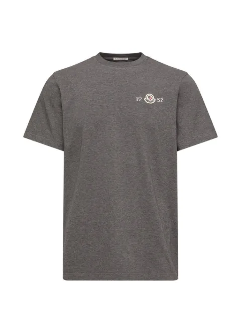 Moncler logo-patch short-sleeve T-shirt Grey L20918C000528790F
