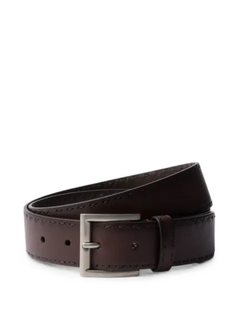 Prada antiqued-leather belt Brown 2CC7332ZQ4