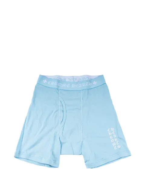 Chrome Hearts logo-waistband boxer briefs Blue CHRM1493