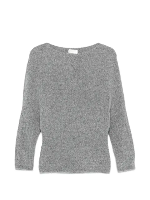 RUOHAN batwing-sleeve boat-neck sweater Grey RE104AW26LARIMAR