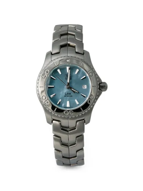 TAG Heuer Pre-Owned Link 27mm watch Blue WJ1316