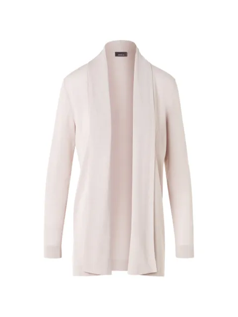 Akris shawl-collar silk-blend cardigan Neutrals 7601503
