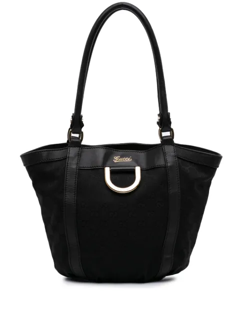 Gucci Pre-Owned 2016-2026 GG Canvas Abbey D Ring handbag Black KR6HI5GHEUP2SX25