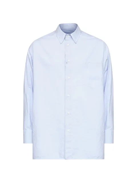 MM6 Maison Margiela cotton poplin shirt Blue SH0DT0051M35256