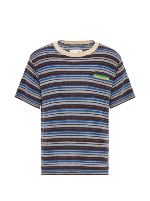 Maison Margiela striped short-sleeve T-shirt Blue S50HL0073M13325