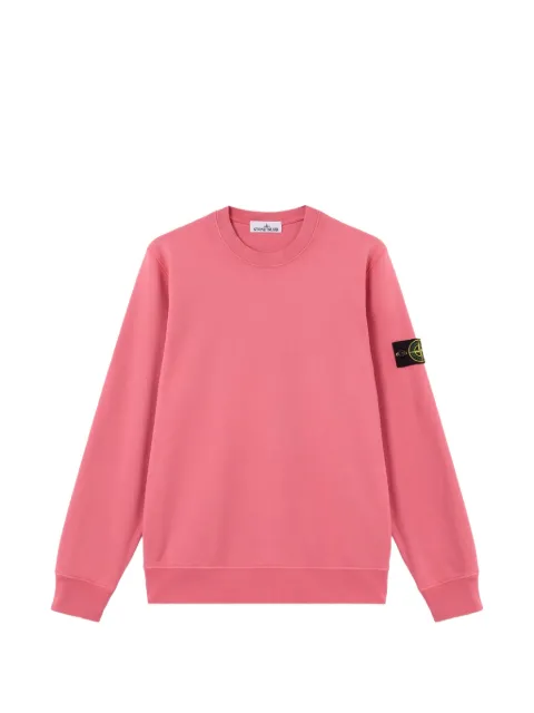 Stone Island logo-patch sweatshirt Pink L2S156100060S0051
