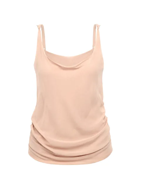 DSQUARED2 sheer draped top Pink S72CV0291S54553