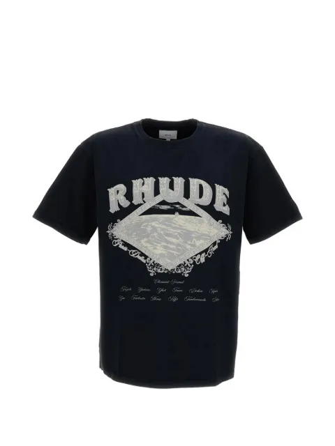 RHUDE graphic-print T-shirt Black RHPF26TT080126505