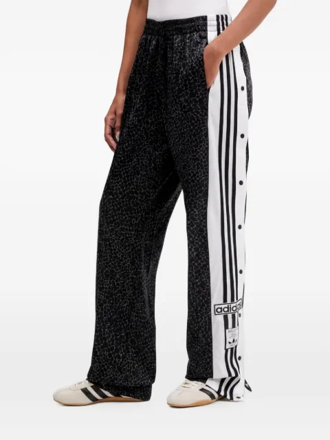 adidas AOP Adi-Break side-stripe leopard-print track pants Black KD2830