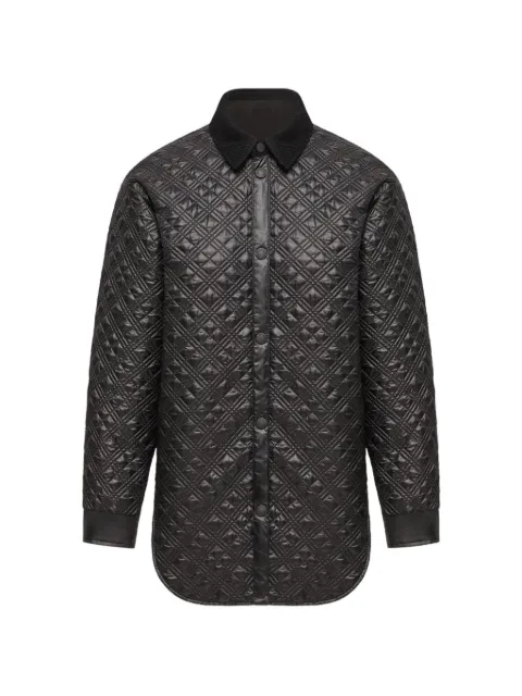 Moncler quilted shirt jacket Black L20932F00008595B1