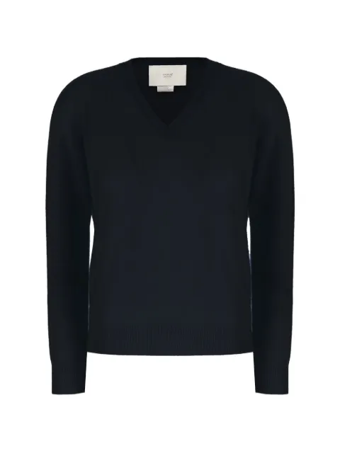 Vanisè V-neck ribbed-trim sweater Blue V74600099