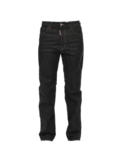 DSQUARED2 embroidered regular-fit jeans Blue S71LB1302S30485