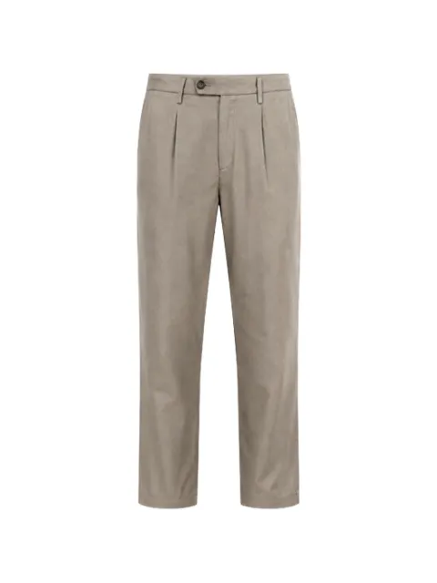 Re-Hash slim-fit pleated trousers Neutrals P6047F1390237