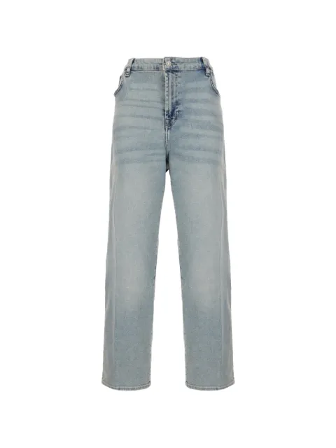 7 For All Mankind faded-effect straight-leg jeans Blue 7UD00120