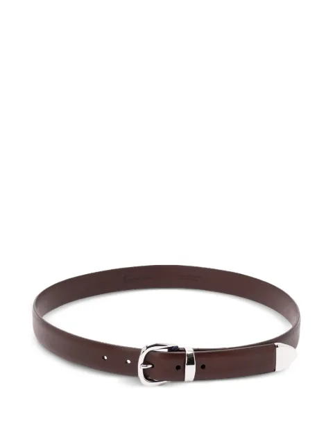 Anderson's buckle-fastening leather belt Brown A1501PPUPL35