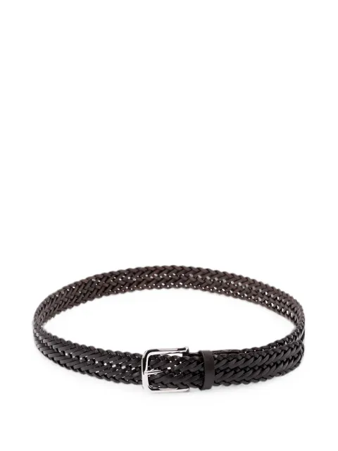 Anderson's woven leather belt Brown A0509PI133