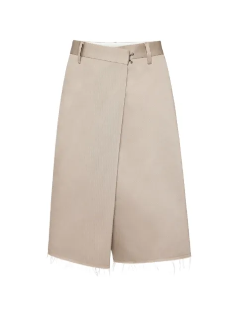 Maison Margiela wrap shorts Neutrals S51MU0074M35920