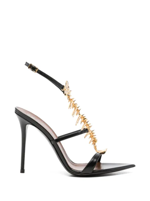 Giuseppe Zanotti embellished pointed-toe sandals Black E60001