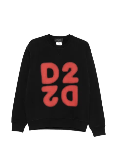DSQUARED2 logo-print sweatshirt Black S74GU0976D25028