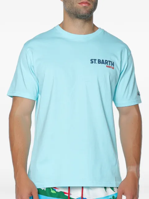 MC2 Saint Barth Portland graphic-print T-shirt Blue PRL0002