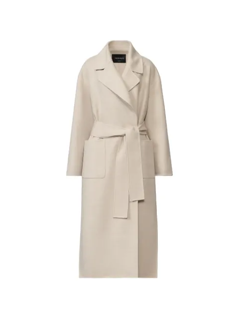 Fabiana Filippi belted notch-lapels coat Neutrals CTD216F195M2610000