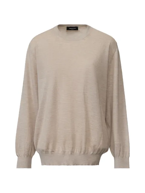 Fabiana Filippi crew-neck sweater Neutrals MAD216F004M3360000