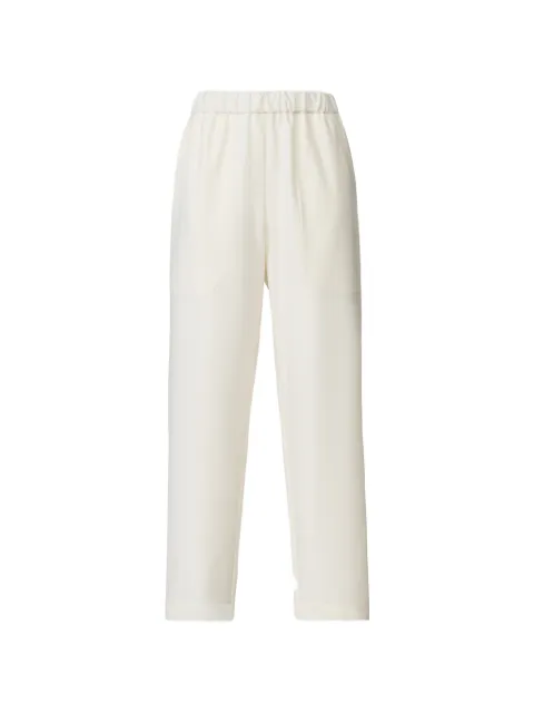 Fabiana Filippi elasticated-waistband trousers White PAD216F304M5210000
