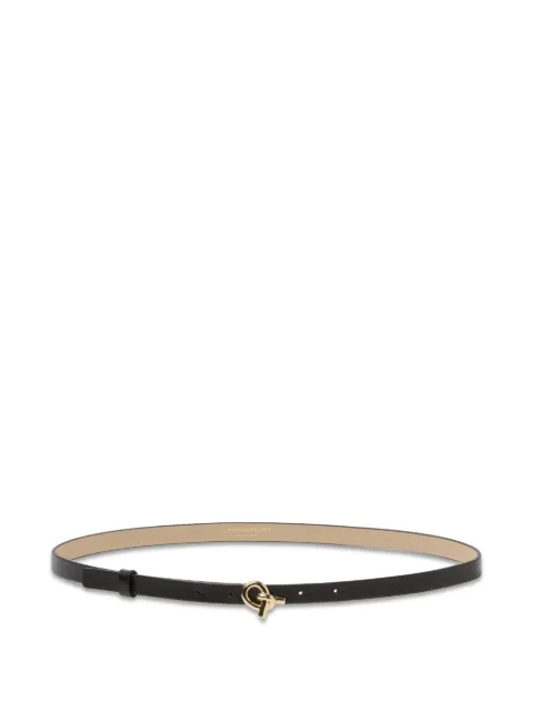 Fabiana Filippi knot-detail leather belt Black AAD216A863M5270000