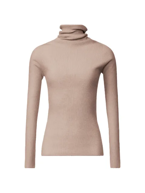 Fabiana Filippi ribbed roll-neck sweater Neutrals MAD216F021D2300000