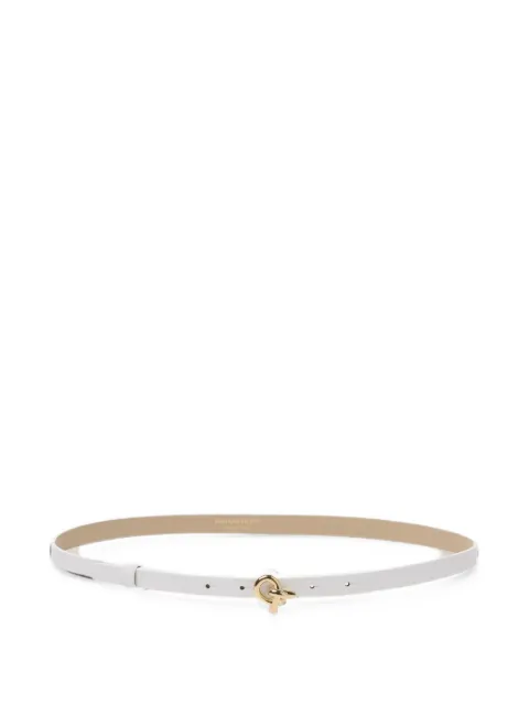 Fabiana Filippi knotted buckle belt White AAD216A863M5270000