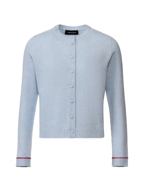 Fabiana Filippi contrast-trim button-up cardigan Blue MAD216F039M2700000